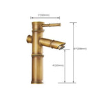 A hole water tap country sink bathroom faucet with single lever handle