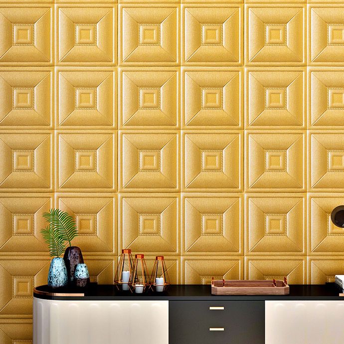 Beautiful Style Wall Panel 3D Print Bathroom Living Room Wall Panels with Padding