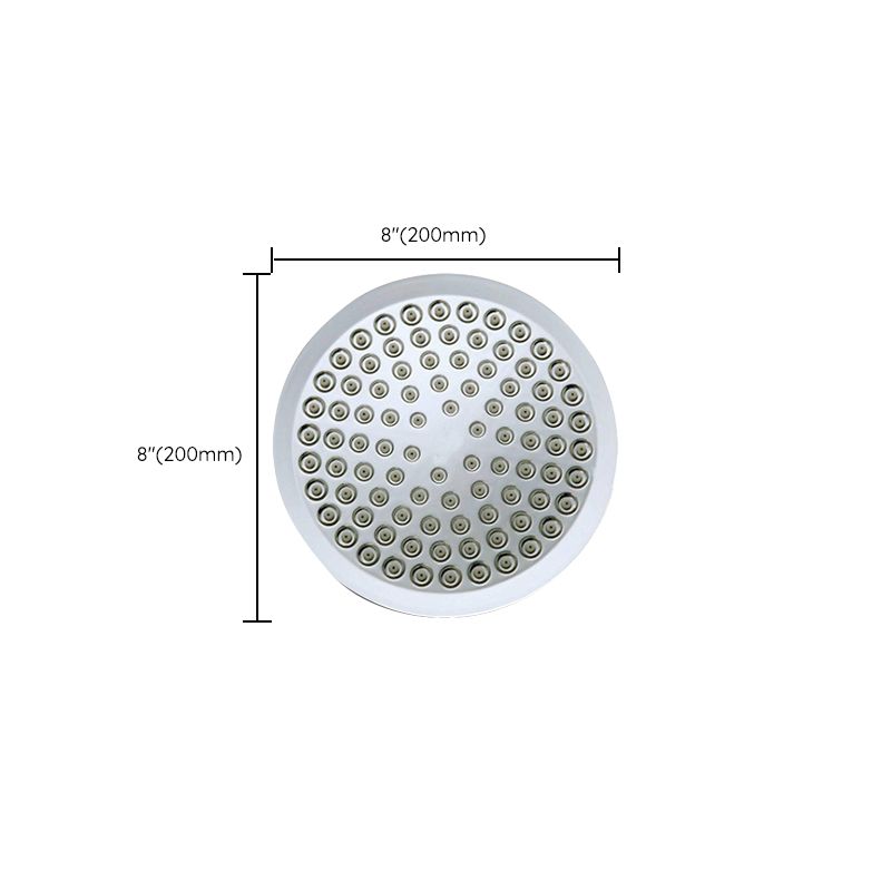 Contemporary round fixed wall shower head Silver shower head