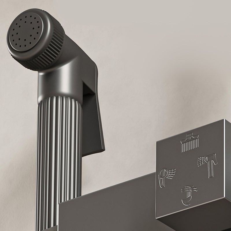 Modern shower accessories push-button shower head wall-mounted shower combination