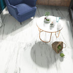 Square PVC flooring Peel & Stick stone design vinyl floor for the living room