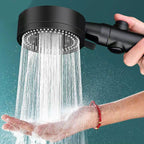 Contemporary Showerhead Combination Handheld Shower Plastic Wall Mount Round Showerhead