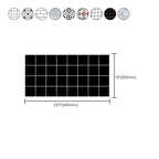 Single Tile Remove and Stick Back Wall Contemporary Kitchen Paper