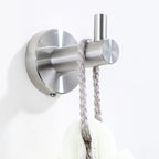Stainless Steel Bathroom Set 3-piece Modern Style Simple Bathroom Accessories Set
