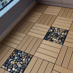 Outdoor Terrace Floor Tiles Composite Terrace Floor Tiles with Waterproof