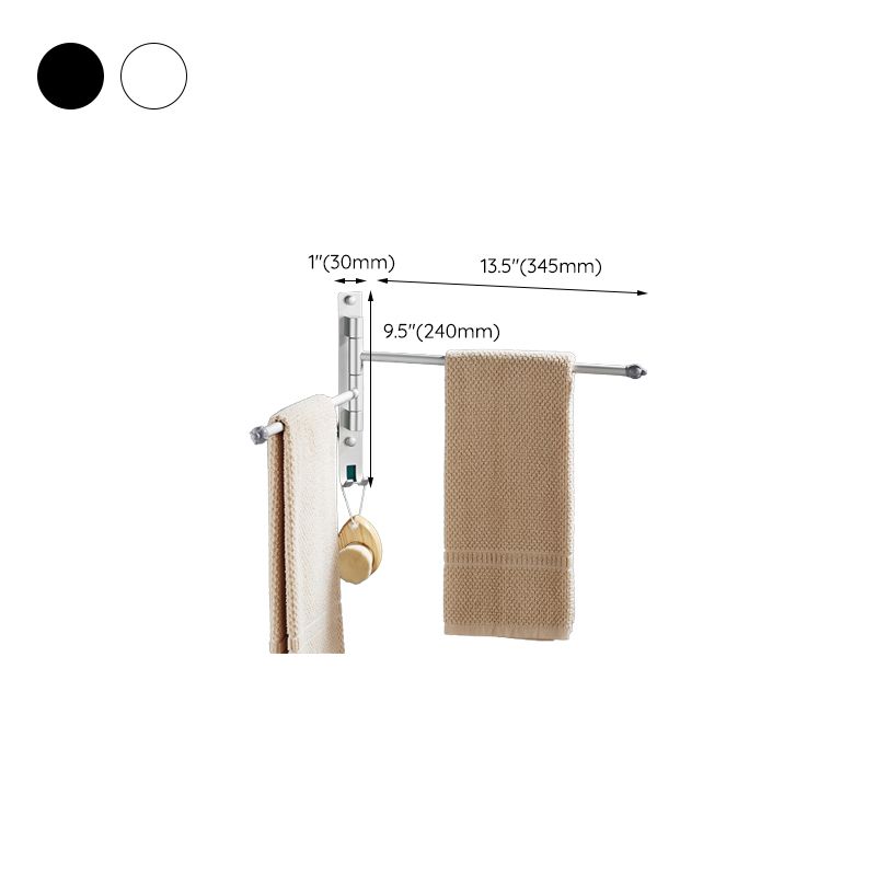 2-piece towel bar made of stainless steel Modern 13.6" B bathroom accessory set