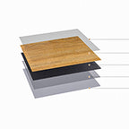 Modern Peel and Stick Tiles PVC Wood Look Stain Resistant Vinyl Plank