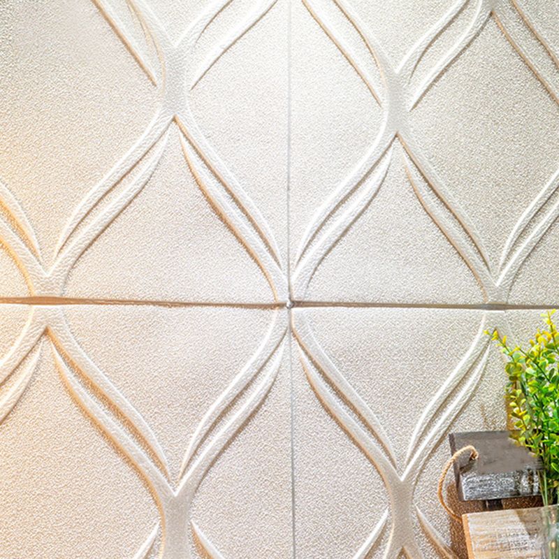 Contemporary waterproof wall planks striped brick bedroom wall panels