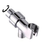 Contemporary Hand Shower Head Silver 3-Spray Pattern Wall Mounted Shower Head