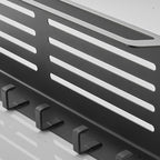 7-piece Bathroom Hardware Set Matte Black/Grey with Bath Shelf/Towel Holder/Bath Towel Hook