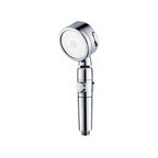 Modern Handheld Supercharged Showerhead Round 3 Setting Spray Head