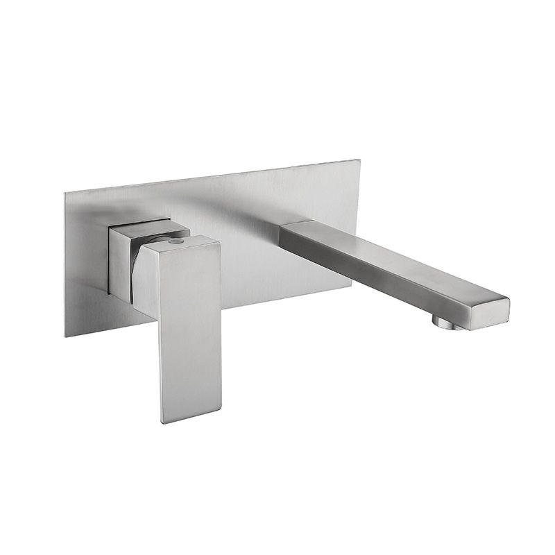 Contemporary style fittings with lever handles Wall-mounted fittings for the bathroom