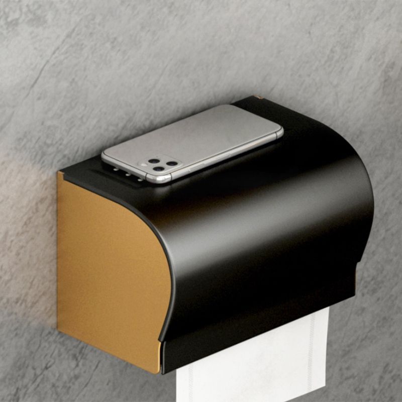 Modern Bathroom Accessories Set Paper Holder Towel Bar Black Bathroom Accessories Set