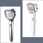 4-Stage Pressure Shower Head One-Button Water Stop Handheld Shower Head