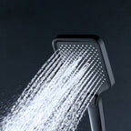 Square Showerhead Combo Modern Rainfall Adjustable Showerheads