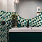 Mosaic tiles for peeling and sticking tiles Kitchen waterproof splash guard removable wall tiles