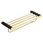 Metal and Marble Bathroom Minimalist Accessory as a Single Piece or in a Set in Gold