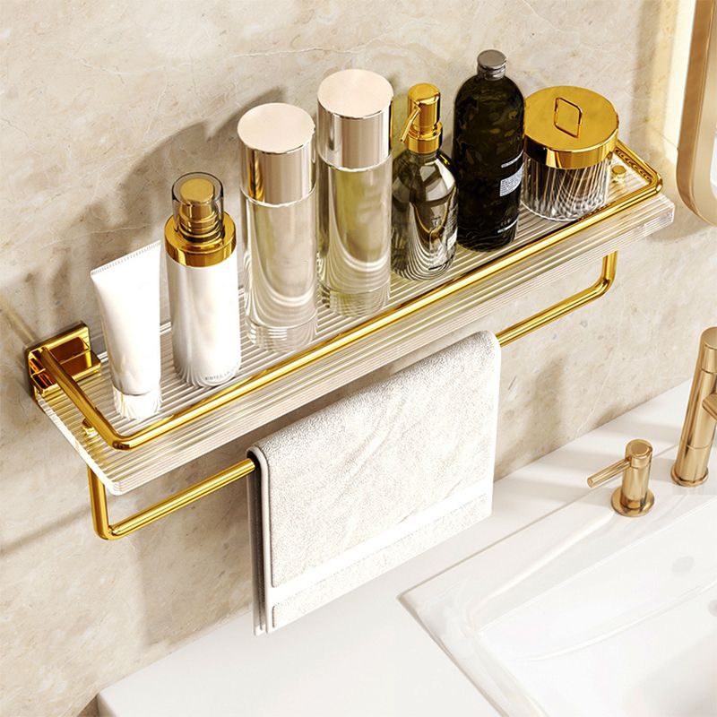 Modern Silver/Gold Bathroom Hardware Set Bathroom Shelf Bathroom Set