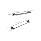 Modern Bathroom Accessories Hardware Set Gray Bathroom Hardware Set