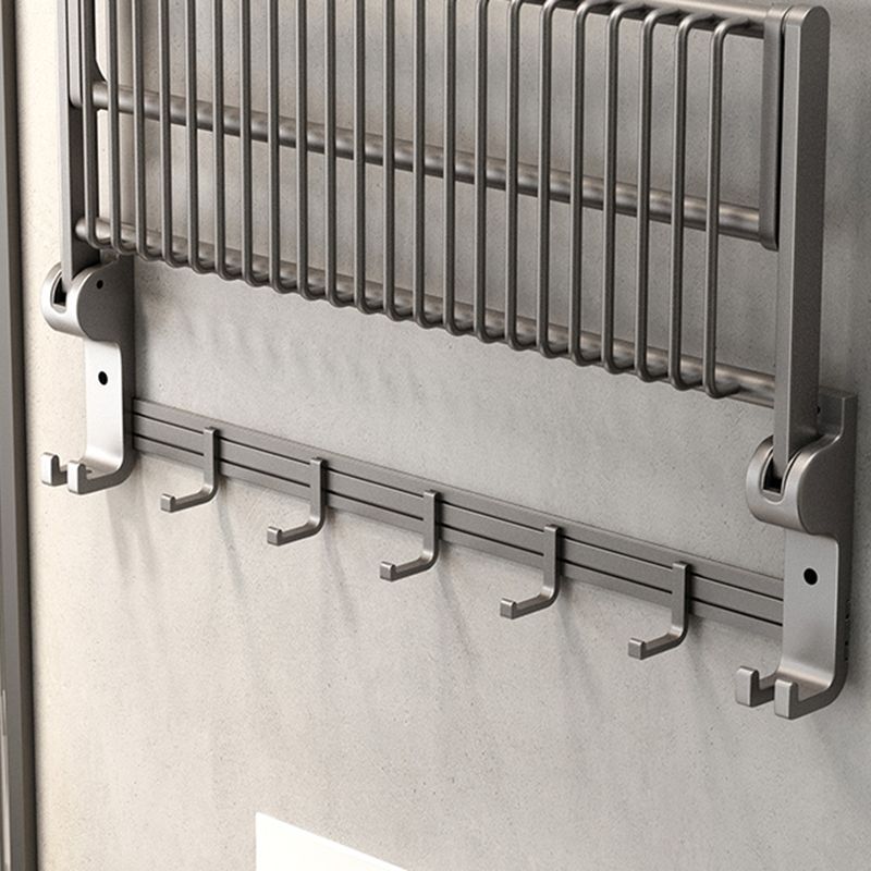 Modern Gray Bathroom Set Paper Holder Bathroom Shelf Bathroom Hardware Set