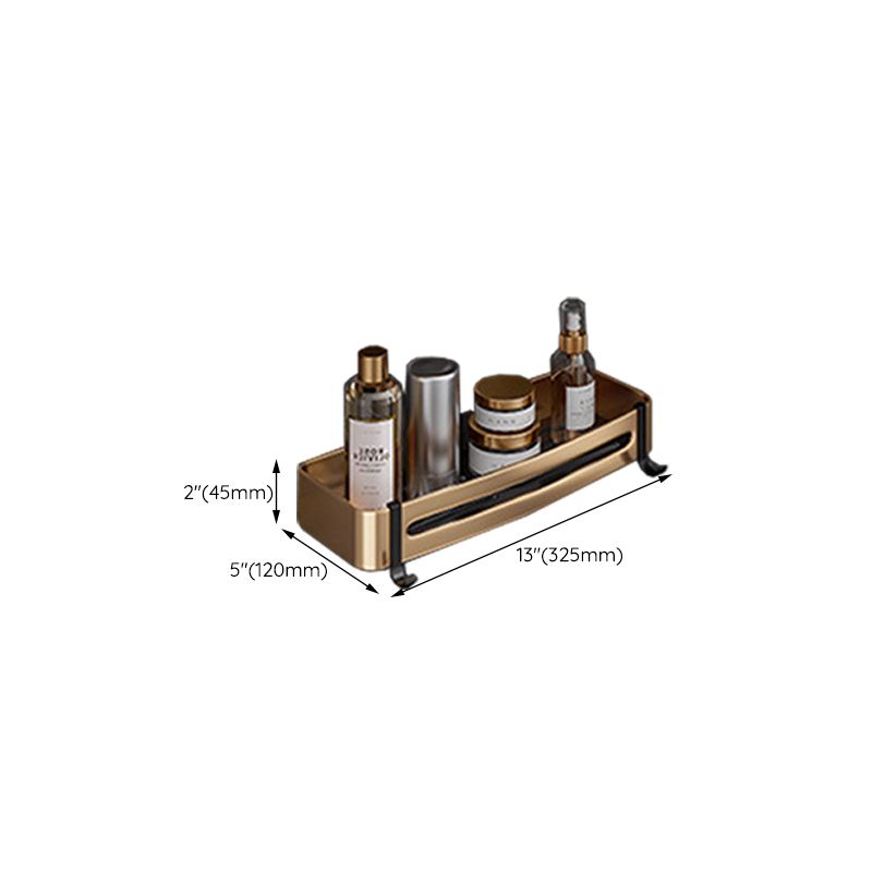 Black and Brass Bathroom Hardware Set Modern Stainless Steel Bathroom Shelf/Towel Holder/Paper Holder