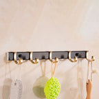 Contemporary black bathroom accessories as a single item or in a set