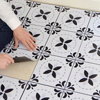 Modern Peel & Stick Mosaic Tiles PVC Single Panel Square Peel and Stick Wall Tile