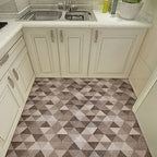 Brown non-slip floor tile 30 cm x 60 cm brick effect single tile PVC