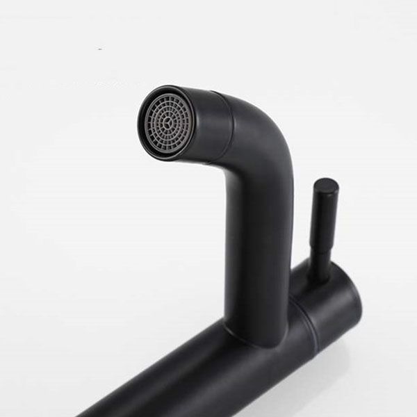 Industrial vessel fitting stainless steel lever handle sink faucet