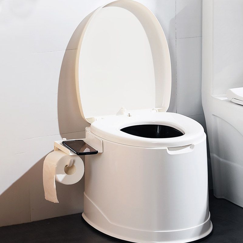 Floor-mounted All-in-One Toilet Contemporary Plastic Flush Toilet