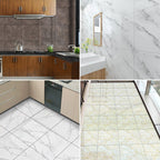Modern PVC Peel and Stick Tile Floor Marble Look Mold Resistant Vinyl Tiles