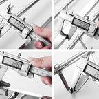 Contemporary Metal Bathroom Accessories Single Piece or as Set with Paper Holder