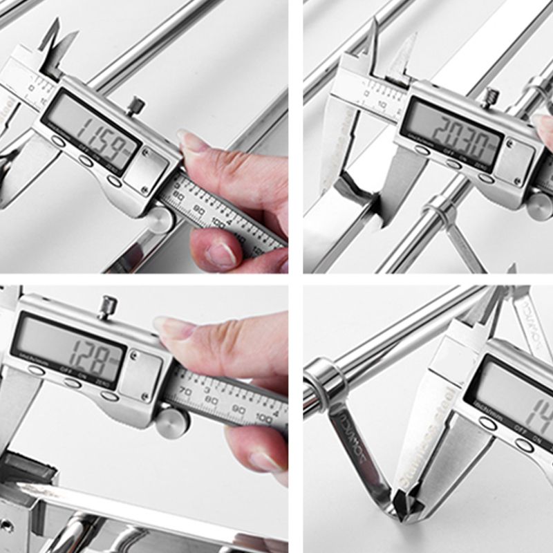 Contemporary Metal Bathroom Accessories Single Piece or as Set with Paper Holder