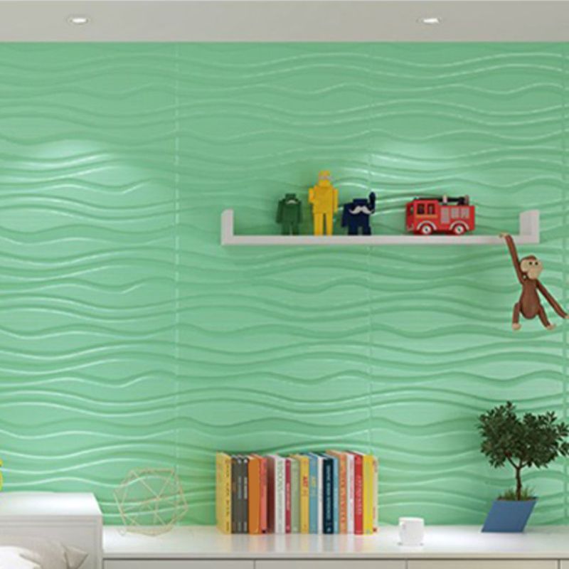 Back Wall Panels 3D Embossing Peel and Stick Wall Covering for the Living Room
