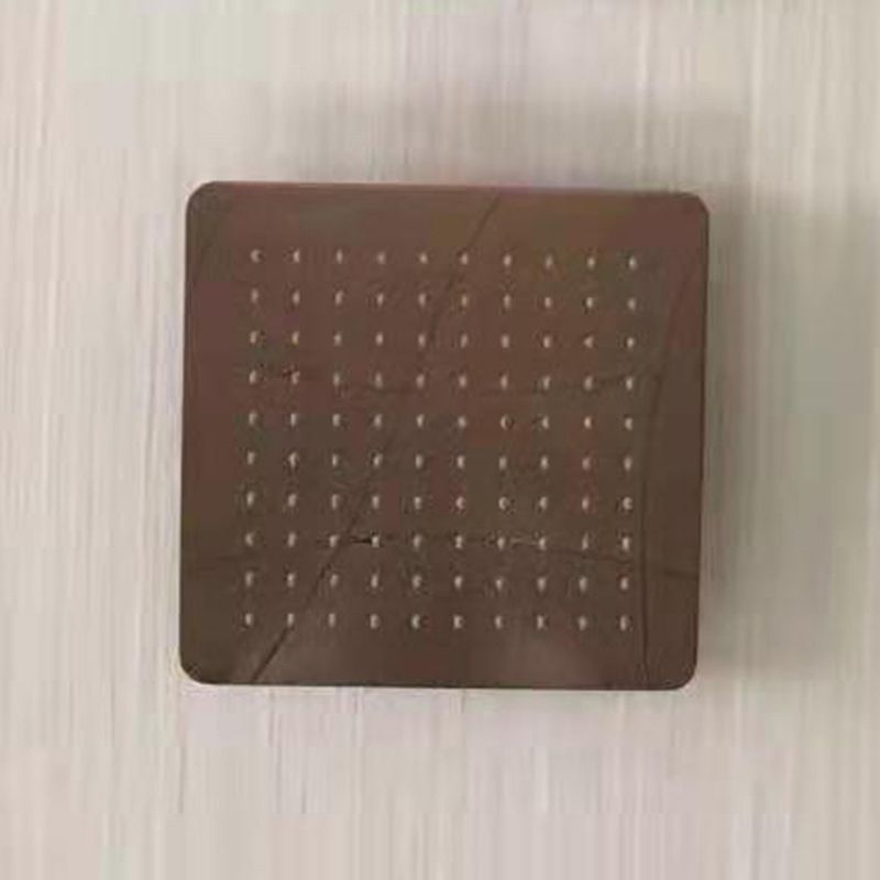 Stainless Steel Square Shower Head Standard Spray Pattern Wall Mounted Shower Head