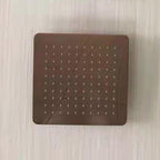 Stainless Steel Square Shower Head Standard Spray Pattern Wall Mounted Shower Head