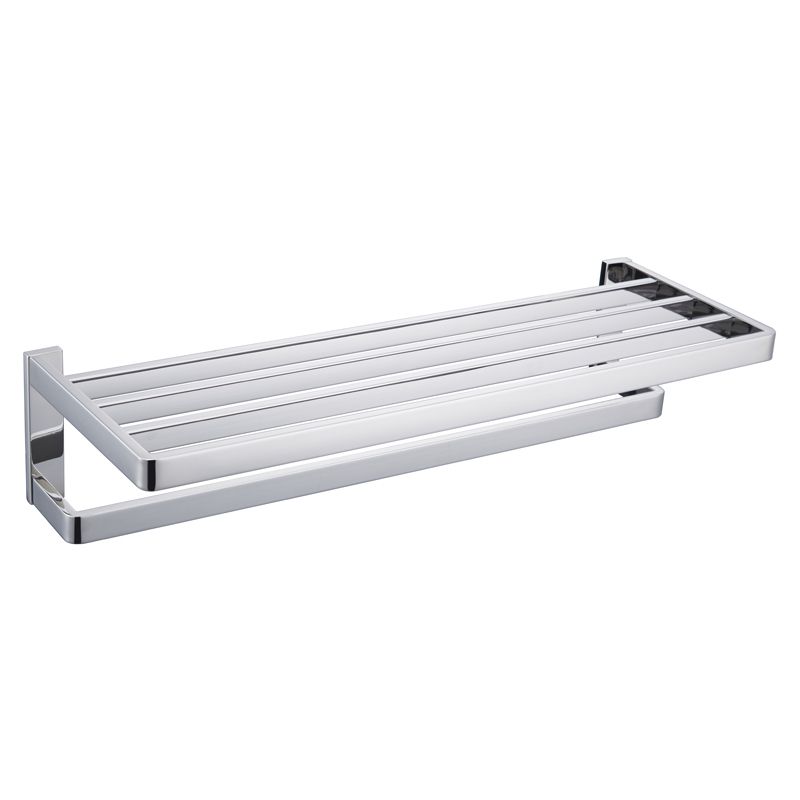 5-piece modern bathroom accessories as single item or in set Polished chrome bathroom set