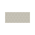 Hexagonal Peel-and-Stick Tiles Mosaic Tile Peel-and-Stick Backsplash
