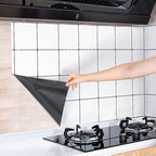 Modern Peel and Stick Backsplash Tiles PVC Wallpaper for Fireplace Surround