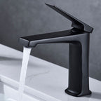 Modern basin tap lever handle copper low arc basin tap