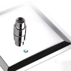 Solid large showerhead standard spray pattern large showerhead