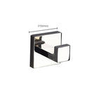 Polished Chrome Modern Bathroom Accessory Set made of Stainless Steel Towel Holder/Soap Dish