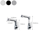 Modern Faucet Solid Copper Centerset Bathroom Faucet