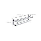 Chrome Modern Bathroom Hardware Set Stainless Steel Towel Hook/Towel Rail & Bathroom Shelf