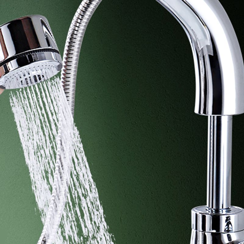 Modern Simple Vessel Sink Faucet High Arc Bathroom Sink Faucet