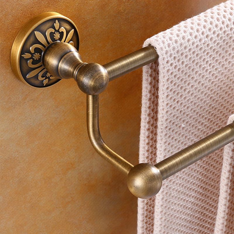Traditional Vintage Brass Bathroom Accessories Single Piece or in Set
