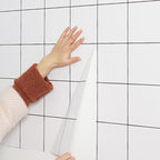 Modern Peel and Stick Tiles PVC Square Wallpaper for Kitchen and Bathroom Splashback