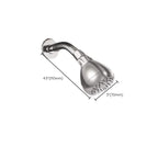 Modern Style Handheld Showerhead Wall Mount Round Standard Showerhead