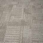 Living Spaces Square Vinyl Flooring Peel and Stick Fabric Look PVC Floor Covering