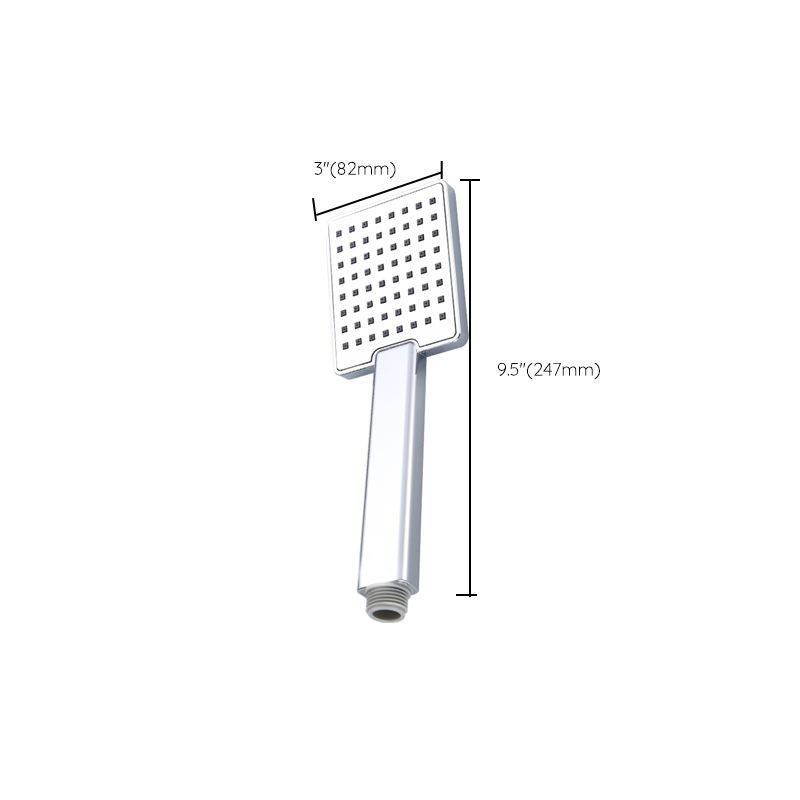Square Shower Head Combo Large Shower Head with Hand Shower